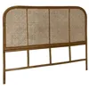 Image de Tête de lit en rotin naturel et cannage. L 140 x P3 x H110cm