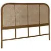 Image de Tête de lit en rotin naturel et cannage. L 140 x p3 x h110cm