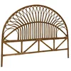 Image de Tête de lit en rotin foncé. L 160 x P3 x H130cm
