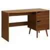 Image de Bureau à 2 tiroirs décor bois de noyer