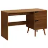 Image de Bureau à 2 tiroirs décor bois de noyer