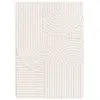 Image de Tapis intérieur motif ethnique arches 120x170cm. Poils ras. Beige et crème