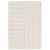 Image de Tapis intérieur/extérieur motif arches beige. 160 x 230cm 100% polyester recyclé