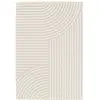 Image de Tapis intérieur-extérieur motif arches beige. 160 x 230cm 100% polyester recyclé