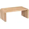Image de Table basse rectangulaire en acacia massif 100cm