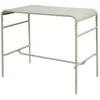 Image de Table haute de jardin métal 4 places. beige. 120 x 70 x 95cm