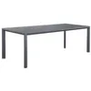 Image de Table de jardin anthracite SACRAMENTO aluminium. 8 places. 220 x 100 x 75 cm