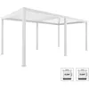 Image de Pergola bioclimatique blanche  Triomphe   3x6m. aluminium. à lames orientables