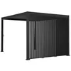 Image de Pergola bioclimatique aluminium 4x3m + 3 persiennes verticales 100cm Triomphe TRIOMPHE 4X3M + 3 PERSIENNES VERTICALES 100CM