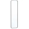 Image de Miroir rectangulaire acier noir 34 x 119 x 1.8 cm - Harold