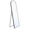 Image de Miroir sur pied en aluminium 60 x 165 x 2.8 cm noir - Justin