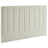 Image de Tête de lit pour lit double 160cm revêtement tissu beige - Cole 170cm
