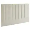 Image de Tête de lit pour lit double 160cm revêtement tissu beige - cole 170cm