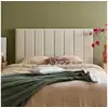Image de Tête de lit pour lit double 140cm revêtement tissu beige - cole 150cm