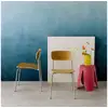 Image de Lot de 2 chaises vintage contreplaqué avec placage bois effet frêne et pieds métal beige l 43.5 x p 51 x h 77cm - toby