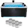 Image de Spa rigide mspa 6 places 4 coussins hydromassages. 8 filtres + bâche incluse 180 cm x 65 cm