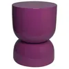 Image de Table dappoint. bout de canapé. table de chevet en métal effet glossy violet Madi Ø32 x H 42cm