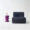 Image de Table d'appoint. Bout de canapé. Table de chevet en métal effet glossy violet coumba. Ø32 x h 46.5cm