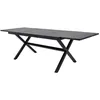 Image de Table de jardin extensible aluminium et verre 8 places VENTURA