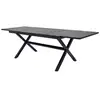 Image de Table de jardin extensible aluminium 8 places anthracite - ventura