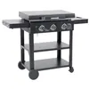 Image de Plancha gaz 3 brûleurs acier inoxydable 12kW avec chariot RAOUL