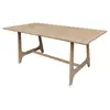 Image de Table de jardin bois d'acacia naturel 8 places - aroha