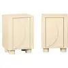 Image de Lot de 2 tables de chevet décor bois beige 1 porte réversible pondi