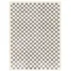 Image de Tapis damier poils longs doux et volumineux checkers - 200 x 290 cm