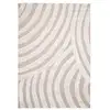 Image de Tapis en relief style japandi onde - 160 x 230 cm