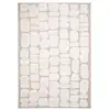 Image de Tapis en relief style japandi galet - 120 x 170 cm