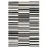 Image de Tapis design bicolore et graphique interval - 120 x 170 cm