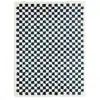 Image de Tapis damier poils longs doux et volumineux checkers - 120 x 170 cm