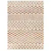 Image de Tapis shaggy poils longs motif contemporain boho - 160 x 230 cm