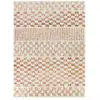 Image de Tapis shaggy poils longs motif contemporain boho - 120 x 170 cm