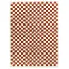 Image de Tapis damier poils longs doux et volumineux checkers - 120 x 170 cm