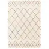 Image de Tapis shaggy design doux et volumineux harlequin - 80 x 150 cm