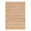 Image de Tapis rayé fait main en laine et jute raj - 160 x 230 cm