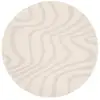 Image de Tapis rond design avec effet relief naya - 160 x 160 cm