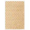 Image de Tapis damier poils longs doux et volumineux checkers - 120 x 170 cm