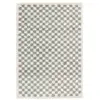 Image de Tapis damier poils longs doux et volumineux checkers - 160 x 230 cm