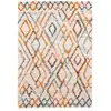Image de Tapis shaggy ethnique coloré doux et volumineux djemaa - 120 x 170 cm