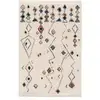 Image de Tapis ethnique à franges inspiration bédouine mogador - 200 x 290 cm