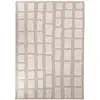 Image de Tapis effet velours et tissage plat style slow life dune - 120 x 170 cm
