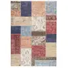 Image de Tapis patchwork effet velours caravane - 120 x 170 cm