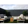Image de Kit clôture CLOSEA PVC - gris anthracite - 6M x 0M82 - 20 lames brise vue