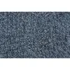 Image de Lit 140x200cm Avec Tête De Lit Capitonnée Bouclette Et Sommier Kit Bleu - Hauteur Totale : 29cm