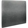 Image de Tete De Lit Tapissée Tissu Gris Anthracite L 200 Cm - Ep 10 Cm Rembourré