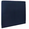 Image de Tete de lit Tapissée Velours Bleu L 180 cm - Ep 10 cm rembourré - Tête de lit design en bois massif