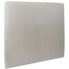 Image de Tete de lit Tapissée Velours Gris clair L 200 cm - Ep 10 cm rembourré - Tête de lit design en bois massif