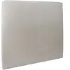 Image de Tete De Lit Tapissée Velours Gris Clair L 140 Cm - Ep 10 Cm Rembourré
